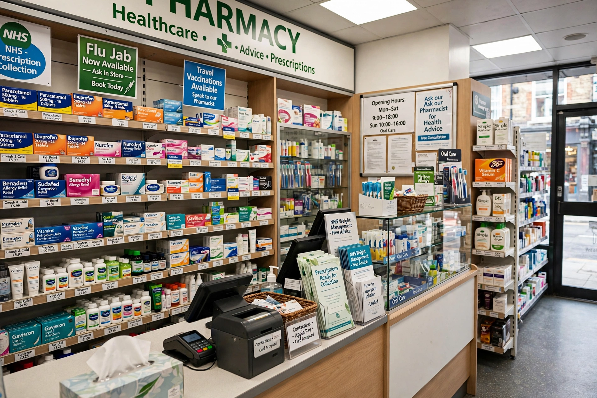 Pharmacies in Grantham: Services, Opening Times and What They Can Do